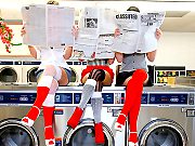 Super fine hot ass fucking korney kane and her girlfriends nailed and cumfaced in a laundry mat 4 hot group sex movies