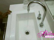 AWESOME TS Alessandra Blonde Naked In Bathroom