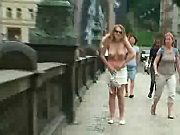 Super Wild Bodied Blonde Beauty Outdoors Totally Naked