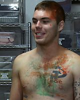 Straight Stud Hayden Russo Gets Humiliated In A Paint Shop And The Gay Mafia Violates His Prec