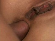 MILF With Big Tits Fingers While Strapon Assfucked Mo.