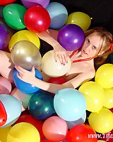 Sologirl Tiffany Lee Fisher Teasing With Balloons