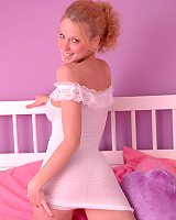 Teen Blonde In Lace