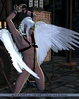 Nude Posing And Sexy Winged Angle Boys