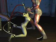 Chick Throatfucked and Fucked Raw By Monster 3d Mov.