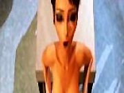 Cute 3D Babe Doggystyle Fucked By Hell Monster. Video.