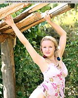 Sologirl Ero Katya With Pigtails and Thong Outdoor Posing