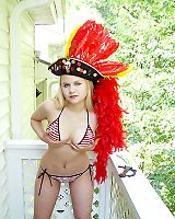 Sologirl Alisa Kiss As Pirate Posing Topless In Bikini