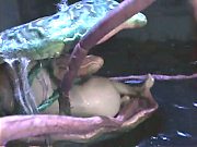 Japanese Girl Abused By Green Tentacles