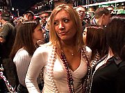 Drunk Teenage Blonde With Big Boobs Showing Tits