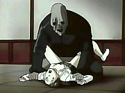Sexual Hentai Teen Girl gets Fucked hardcore and Muff Licked nicely by trainer a Big Masked.