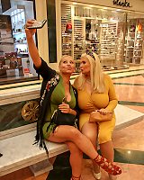 These two big breasted housewives white toy shopping