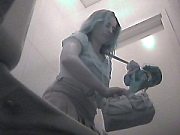 Girls Covered In Jeans Undress and Piss Spycam