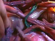 Busty Japanese Abused By Tentacles
