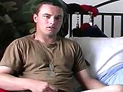 Horny M Army Gay Jerking Big Cock On Bed