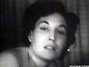 This Sexy Brunette Milf Enjoys Being Fucked By A Man While This Vintage Porn Video Is Being Fi