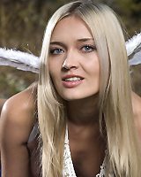 Captivating Angel There Is Showing Her Firm Sexy Body Naked Outdoors