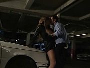 Pretty Amateur Hoe with Big Knockers gets tiny Pussy Licked in Garage