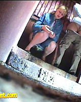 Mature Blond Chick In Jeans Pissing Voyeur Outdoor Voyeur