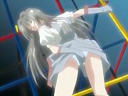 Super Sexy Anime Slut Fucking a Blue Pole Hard