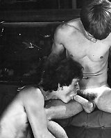 Giant Vintage Gay Porn Photo Shoot With Raw Gay Anal Sex