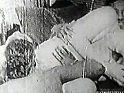 Vintage Interracial Movie With A White Girl Wrapping Her Lips Around A Big Black Sucking Cock To Give
