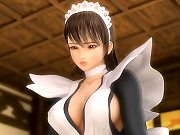 Busty Asian Girl In Maid Uniform Posing hentai 3d Movies