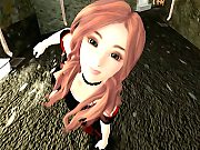 Sexy Redhead 3D Toon Lover Almost Getting Ganged Up by Tentacles