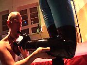 M Slave Shoe Worship On All His Bed Femdom Movi.
