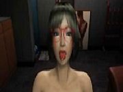 Busty Foureyes Girl Fucked In All Moist Holes By Brutal Monster. 3D Video.