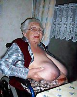 Granny big fat boobs