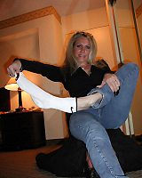 My feet stockings at angelkissedfeet. com.