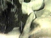 Artful Vintage Blowjob Video Stars A Cock Pleasing Brunette That Uses Her Hot Mouth And Tongue