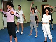 Mature Sporty Lesbians Work Out & Undress Movies