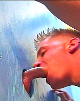 Two Hot Guys Sucking Two Hard Cock In Glory Hole
