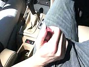 Girlfriend Giving A Quick Handjob During A Car Trip