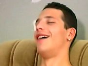 Horny Twink Gives Blowjob & Jerking On Sofa M...